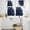 Blue, variant on Sage Green Gold Kitchen Curtains Sets for Windows 24 Inch Length, Aesthetics Flower Boho Watercolor Art Rod Pocket Window Treatments Tier Curtains and Valances Set for Bedroom/Bathroom