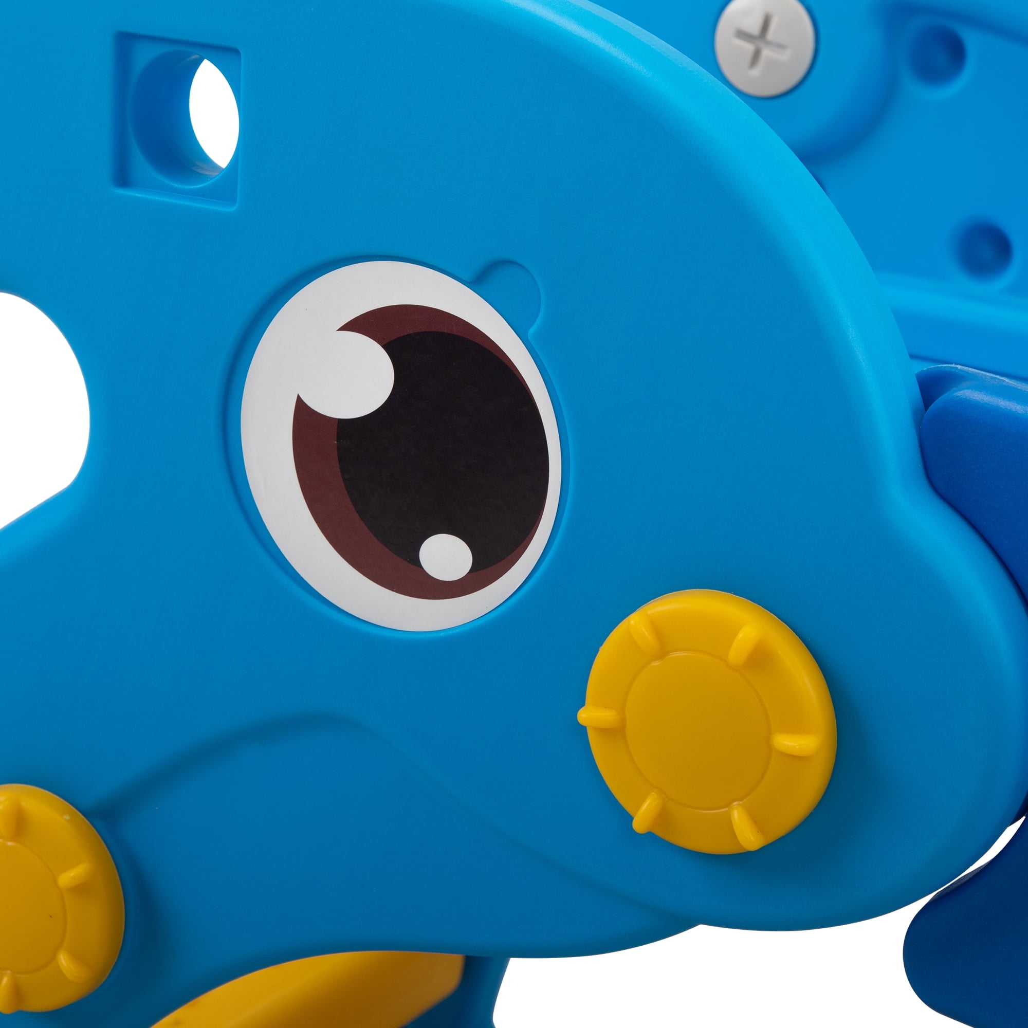 Kadyne 3 in 1 Toddler Slide Kids Slide, 45.3" Dolphins Play Slide for Outdoor and Indoor, Play Slide with Basketball Hoop, Ball and Ladder, Blue Kadyne 3 in 1 Toddler Slide Kids Slide, 45.3" Dolphins Play Slide for Outdoor and Indoor, Play Slide with Basketball Hoop, Ball and Ladder, Blue