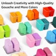thumbnail image 3 of Set de pintura gouache HIMI, 112 colores, 12 ml, doble funda de gelatina, 3 of 6