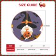 thumbnail image 2 of Rateoe Halloween Gnomes Pattern Christmas Tree Skirt with Ties, Christmas Tree Decorations, Farmhouse Christmas Decor Xmas Holiday Decorations-30", 2 of 6