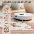 thumbnail image 6 of Design&I 6'x9' Ultra Soft Area Rug, Circle Seats Ribbon Circular Symmetrical Center Motif Pink None Fluffy Washable Non Shedding for Guest Room Bedroom Living Room, 6 of 7
