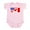 Petal Pink, variant on CafePress - Canadian American Flag Infant Bodysuit - Baby Light Bodysuit, Size Newborn - 24 Months