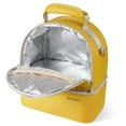 thumbnail image 4 of Sunveno Insulated Lunch Box Double Deck Cooler Bag, Yellow, 4 of 6