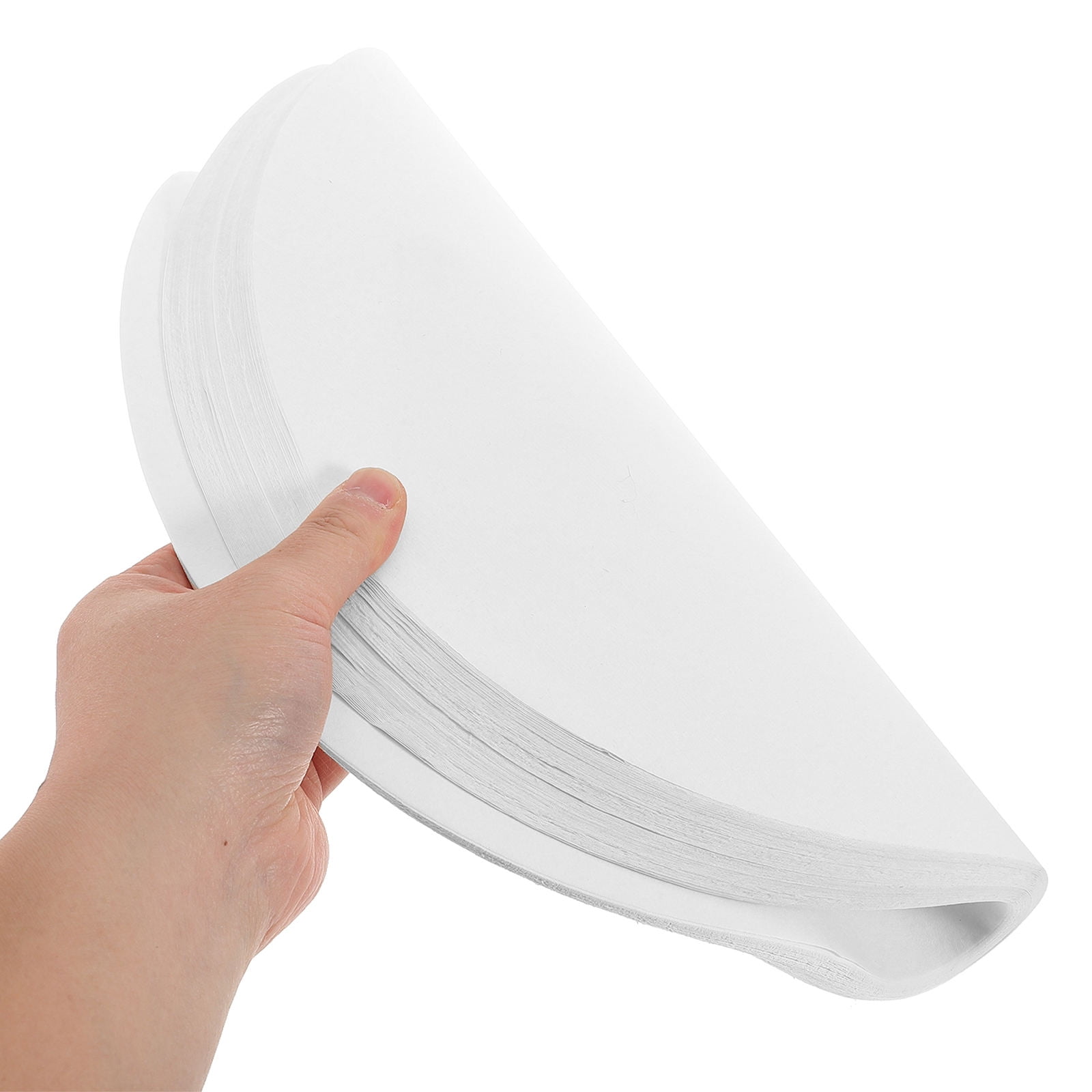 OUNONA 100 Sheets Round Xuan Paper for Chinese Painting Lightweight Blank Rice Paper for Calligraphy Watercolor and Ink Art