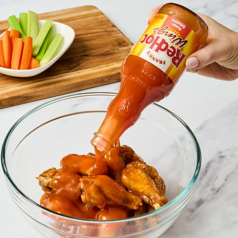 Frank's RedHot, Wings Sauce, 12 fl oz, Mango Habanero - Walmart.com