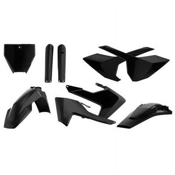 Acerbis Full Plastic Kit Black for Husqvarna FX 350 2017-2018