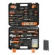 thumbnail image 1 of QinaQin Juego de herramientas de 247 piezas para hogar y auto, kit de reparación general con herramientas manuales surtidas y caja plástica, 1 of 7