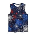 thumbnail image 4 of Frostluinai Patriotic Tank Tops for Women Sleeveless Retro Graphic Tees Crew Neck 4th of July Tanks Plus Size Independence Day Shirts, 4 of 5