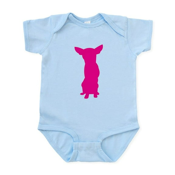 CafePress - Chihuahua Silhouette Baby Light Bodysuit - Baby Light Bodysuit, Size Newborn - 24 Months