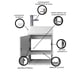 thumbnail image 5 of Gabinete De Baño Para Lavabo Flotante Minimalista ALYS, 5 of 7