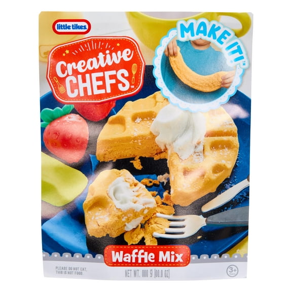Creative Chefs Organic Waffle Mix with Make-It Mix Play Sand, Ages 3