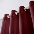 thumbnail image 2 of Dainty Home Malibu Textured Semi-Sheer Linen Look Grommet Top Curtain Set Of 4, 54" x 84" each (Covers Two Windows), 2 of 10