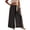 #02 Black 【Mix & Match: Stock Up on Your Favorite Colors】, variant on Women's Cotton Linen Elastic High Waist Pleated Wide Leg Pants, Flowy Textured Pocket Resort Trousers, Breathable Summer Bottoms for Beach Daily | TruHer,Beige L