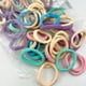 thumbnail image 1 of 50 Uds. Banda de goma de Color sólido de alta elasticidad, accesorios simples para el cabello a la moda, opción de regalo Ideal para mujeres y niñas, 1 of 5