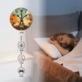thumbnail image 3 of Round Analog Wall Clocks with Non-Ticking Sweep Movement,Battery Operated Clcoks Decorative for Home,Office-Eiffel Tower With Orange And Blue Sky(14inch), 3 of 4