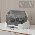 thumbnail image 2 of 2025 Large Baby Bottle Organizer with Cover ＆ Removable Drain Tray, Dustproof Portable Baby Bottle Drying Rack Reusable Bottle Rack Holder Storage (C), 2 of 10