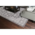 thumbnail image 2 of Concord Global 45565 5 ft. 3 in. x 7 ft. 7 in. Lara Center Medallion - Grey, 2 of 3