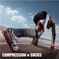 thumbnail image 3 of 3 Pairs Copper Compression Socks for Women & Men Circulation 15-20 mmhg - Better Blood Flow, Swelling, Best Support for Medical, Running, Nursing, 3 of 7
