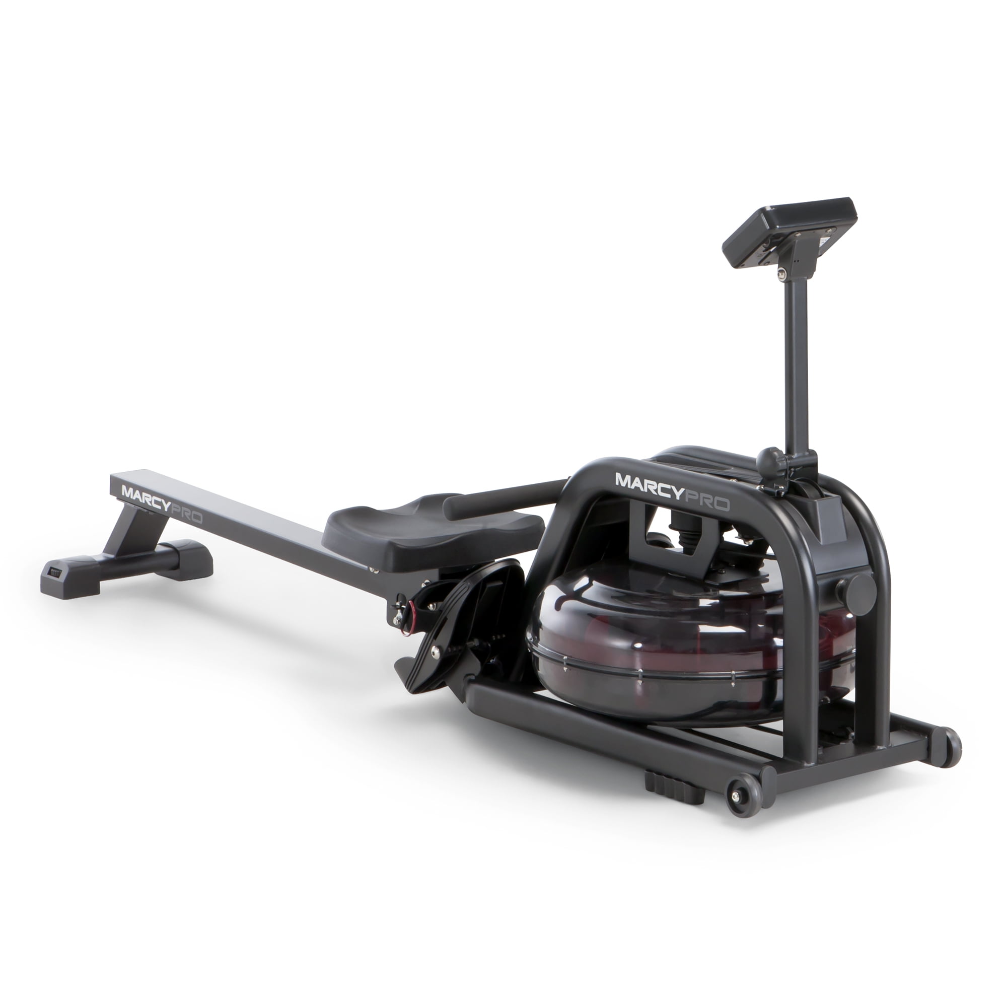 Free Shipping Sunny Health Fitness Water Rowing Machine Rower w LCD Monitor Obsidian SF RW5713 Walmart