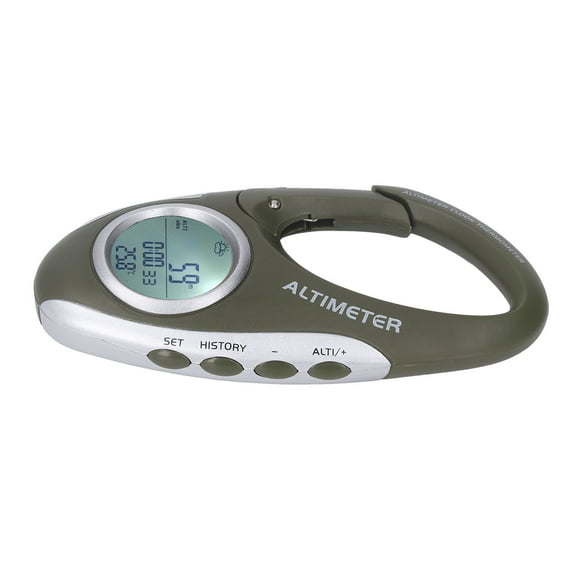Digital Altimeter Barometer, Digital Altimeter Sensitive Backlight Simple Operation Hook Type For Hiking