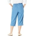 thumbnail image 4 of Woman Within Plus Size Elastic-waist Cotton Capri, 4 of 5