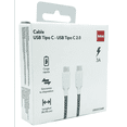 thumbnail image 2 of Cable RCA U832CC3AM USB Tipo C - Tipo C 2.0 Carga Rápida 3A 90 cm Trenzado RCA, 2 of 4