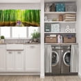 thumbnail image 3 of LALILO Kitchen Curtain Valance Bamboo Forest Kyoto Japan Japan Rod Pocket Window Curtain 52"x 18" Set of 2, 3 of 7