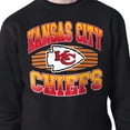 thumbnail image 3 of Men's Starter Black Kansas City Chiefs Team Grit Graphic Fleece Pullover Sweatshirt, 3 of 3