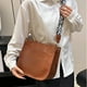 thumbnail image 5 of Bolso bandolera Bolso de piel para mujer Bolso bandolera Bolso cubo para mujer, correa ajustable, 5 of 5