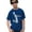 Blue, variant on Kid Boy's Summer Tops Basketball Player Print Comfy Regular Fit Casual T-shirts With Short Sleeve Size 7-15