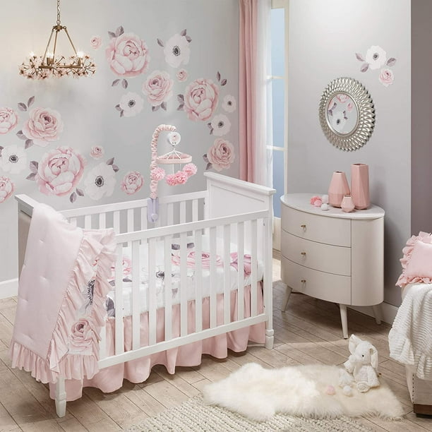 Lambs Ivy Fl Garden Watercolor Pink Linen 5 Piece Baby Crib Bedding Set Com - Lambs Ivy Secret Garden Crib Bedding Set Lambs Ivy Fl Garden Watercolor Pink Linen 5 Piece Baby Crib Bedding Set Com - Lambs Ivy Secret Garden Crib Bedding Set