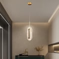thumbnail image 1 of Lámpara colgante tipo araña, lámpara colgante LED, longitud del cable ajustable, iluminación moderna, lámpara colgante para cafetería, lámpara pequeña Elíptica cálida, 1 of 8