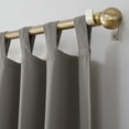 thumbnail image 3 of Sun Zero Brant Energy Saving Blackout Tab Top Curtain Panel, 40"X84", Gray, 3 of 9