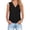 Black, variant on Duoif Womens Tank Tops V-Neck Business Tank, Cotton Linen Camisole Blouse Going Out Tops for Women Black L
