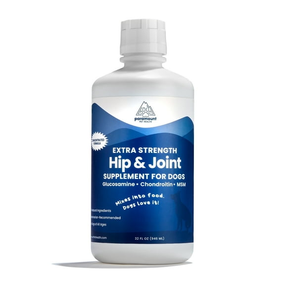 Paramount Pet Health Concentrated Liquid Glucosamine Hip & Joint Supplement for Large Dogs - 32 oz