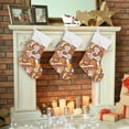 thumbnail image 7 of Coolnut Mushroom Christmas Stocking Personalized Large Candy Stocking, Xmas Stockings Decoration Hanging Gift for Family Holiday Party Ornaments Decor Fireplace, 7 of 7
