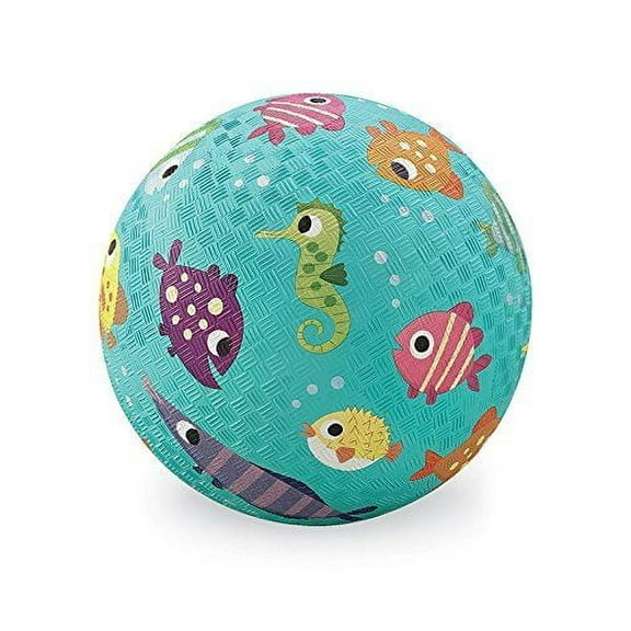 Fish Playground Ball 5 inch - Kids Sport Toy by Crocodile Creek (2126-3)