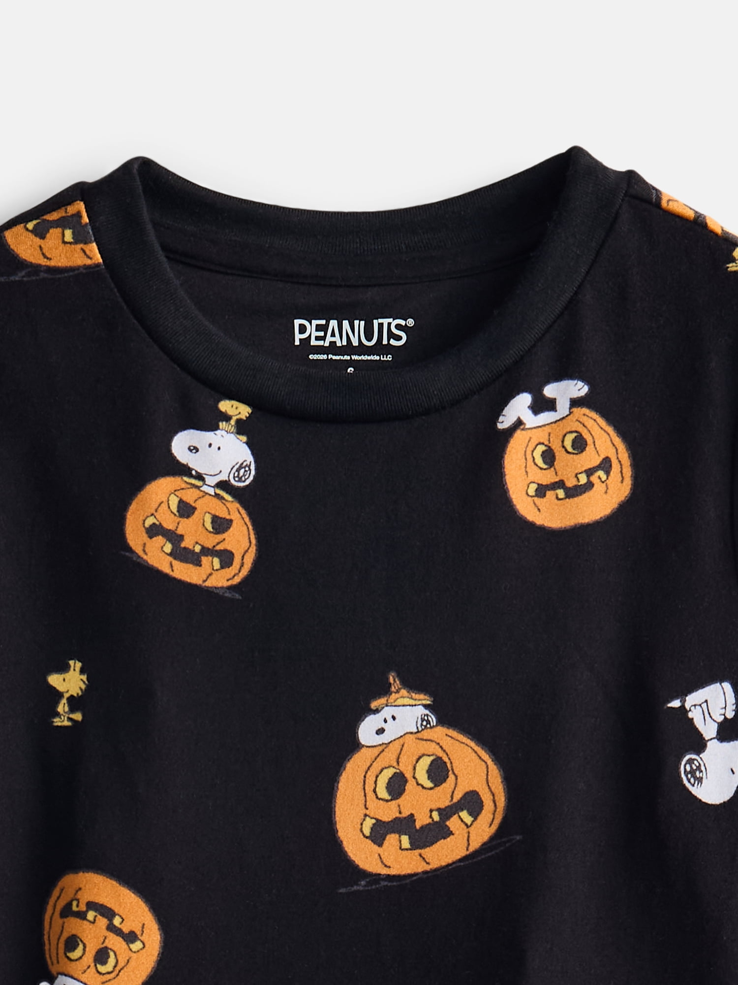 Peanuts Halloween Unisex Infant Snoopy Matching Family One-Piece Pajama Set, Sizes 6M to 18M