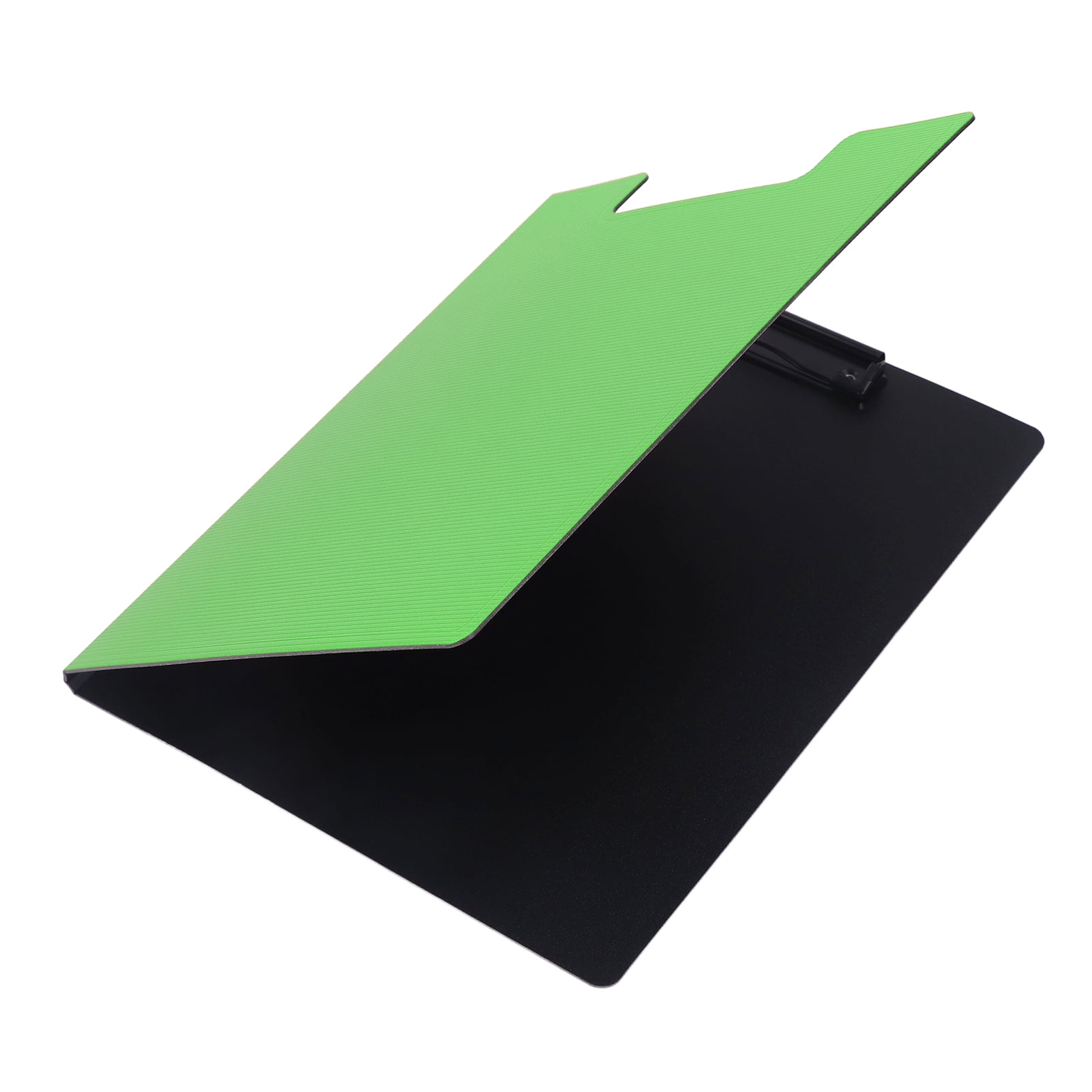 A4 Clipboard Folder, Arc Trimming Frosted Texture Plastic Storage Clipboard Hot Pressing Process