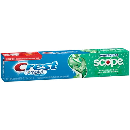  ® complète multi-avantages ™ - Whitening Scope® Dentifrice Fluoride 62 oz Boîte