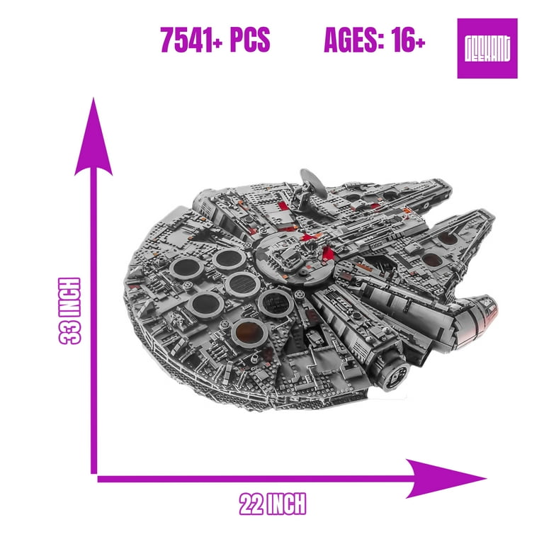 Millennium falcon lego 75192 pieces sale