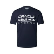 Red Bull Racing F1 Large Front Logo T-Shirt - Flame Scarlet/Grey/Night Sky/White