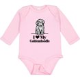 thumbnail image 3 of Inktastic I Love My Goldendoodle Dog Boys or Girls Long Sleeve Baby Bodysuit, 3 of 5
