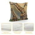 thumbnail image 4 of Decorative Throw Pillow Covers Double Sided Pillow Covers for Sofa Mother and Child Giraffe Couch Throw Pillow Cases Soft Plush Cushion Case Square Cushion Cover for Living Room, 4 of 5