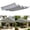 B, variant on Clearance! Zguuel Shade Sail Sun Shades Outdoor Patio Retractable Sun Shade Awning with Eyelets and Rope Adjustable Shade Cover Sun Outdoor Pergola for Outdoor Garden Patio Yard Light Gray|