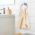 thumbnail image 3 of Yayeee 2 Pack Hand Towels for Bathroom 100% Cotton 16" x 28" Soft Absorbent Kitchen Towel, Wheat Ears Pattern, 3 of 7