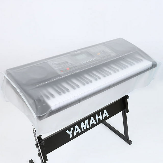 Cubierta antipolvo para teclado, cubierta antipolvo para teclado de piano, cubierta antipolvo para piano eléctrico/digital, cubierta protectora contra el polvo para teclado (76 teclas)