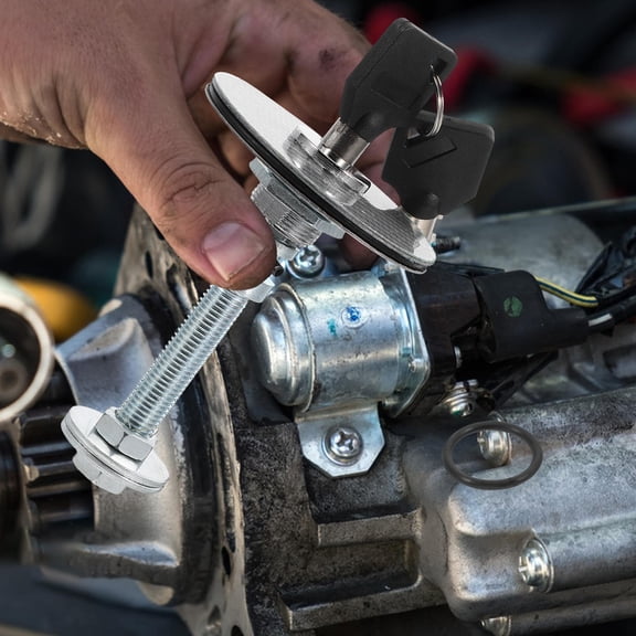 AURARMLET 2-Pack Hood Pin Kit with Bumper Fasteners and Stylish Lock Set for Secure Car Hood Installation