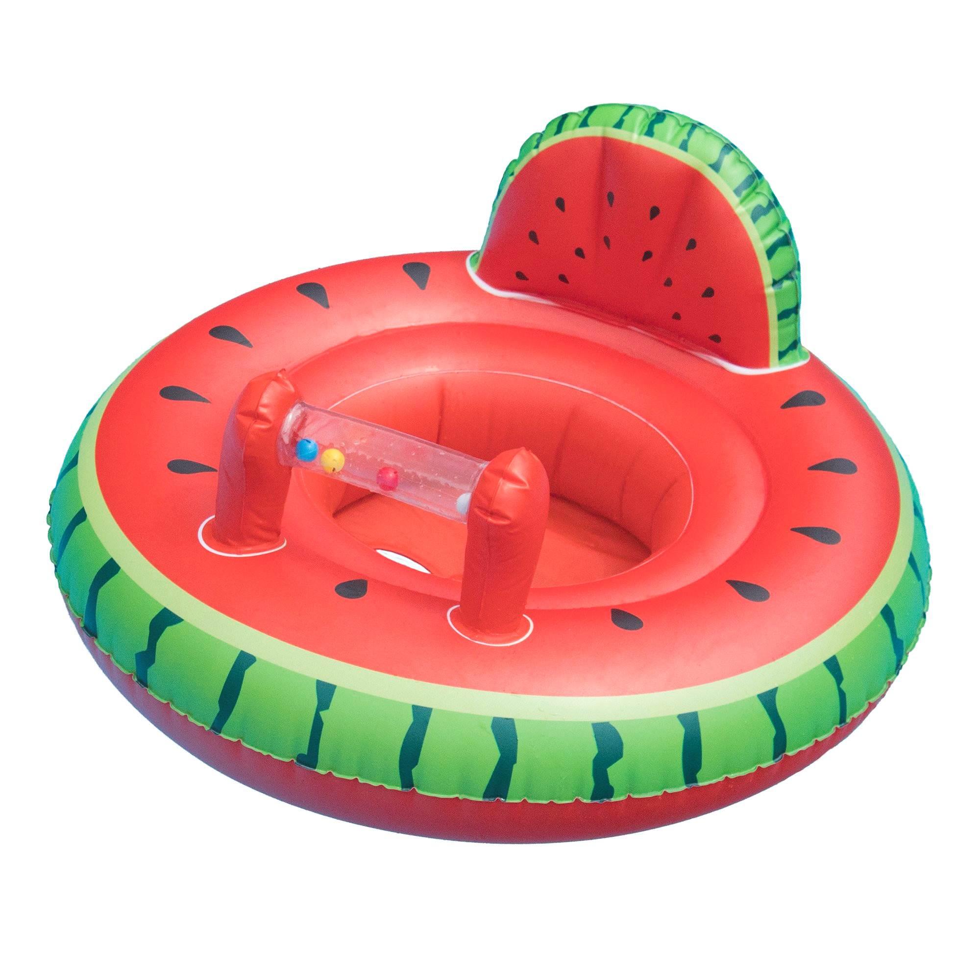 Swimline Watermelon Baby Seat Pool Inflatable Ride-On, Red, Green - image 2 of 5