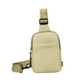 thumbnail image 3 of amagogo Fashion Men Chest Bag Casual Shoulder Crossbody Bag Travel Backpack Men's Hiking Khaki, 3 of 9